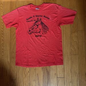 Vintage 80’s Quarter House David T-Shirt Size Large On Hanes FF Tag